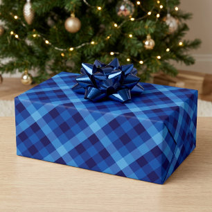 Süße Retro-Ozean-Blau-Verpackungspapier Geschenkpapier