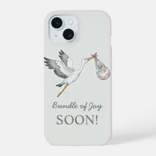 Süße Retro saubere Handyhülle   Bündel der Freude iPhone 15 Hülle