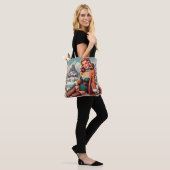 Süße Retro-Winter-Pin-up Tasche (Am Model)