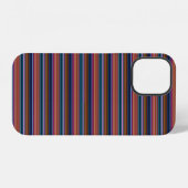 Süße retrofarbene Streifen iPhone Hülle (Rückseite (Horizontal))