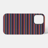 Süße retrofarbene Streifen iPhone Hülle (Rückseite (Horizontal))