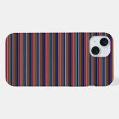 Süße retrofarbene Streifen iPhone Hülle (Rückseite (Horizontal))