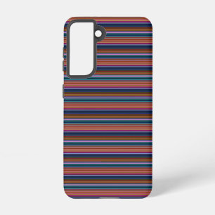 Süße retrofarbene Streifen Samsung Galaxy Hülle