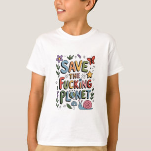 Süße Rette-die-Planet-Umweltschützer-Ecowarrior  T-Shirt
