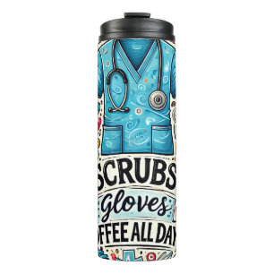 Süße RN-Krankenschwester Thermosbecher