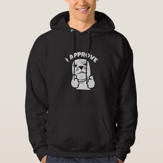 Süße Robbe ich stimme zu Hoodie (Vorderseite)