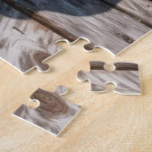 Süße Robbe liegt auf Bootssteg Ozeanpier Puzzle (Seite)