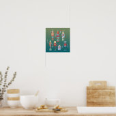 Süße Roboter Poster (Küche)