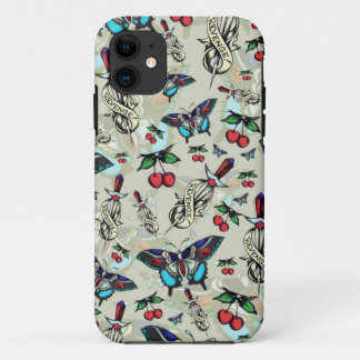 Süße Rockabilly Rache im subtilen Tan. Case-Mate iPhone Hülle
