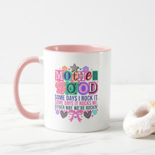 Süße rockende Mutterschaft Wortkunst Tasse