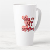 Süße Romantik, "You are My Everything" - Herz Milchtasse (Rechte Ecke)