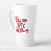 Süße Romantik, "You are My Everything" - Herz Milchtasse (Linke Ecke)