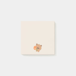 Süße romantische Capybara Post-it Klebezettel