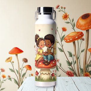 Süße romantische Feen Cottage Core Pilze Trinkflasche