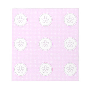 süße romantische rosa Tapete Notizblock