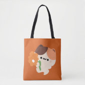 Süße romantische Schildpattkatze Tasche (Vorderseite)