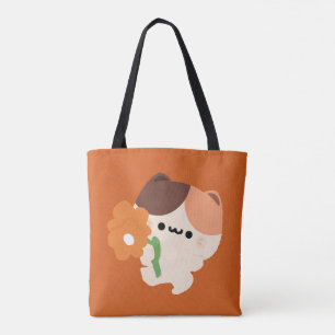 Süße romantische Schildpattkatze Tasche