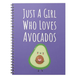 Süße rosa Avocado-Geschenke für Baby-Mädchen Obst Notizblock