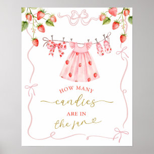 Süße rosa Babykleidung Berry Sweet Spiel Schild