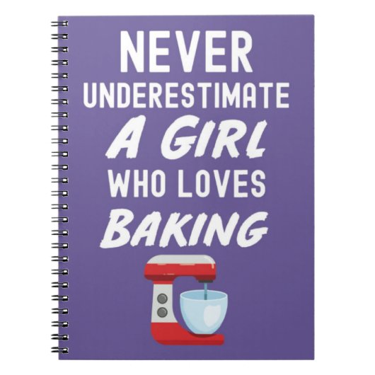 Süße rosa Backgeschenke für kleine Mädchen Bäckeri Notizblock (Vorderseite)