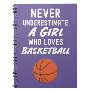 Süße rosa Basketball-Geschenke für Baby-Mädchen Ki Notizblock