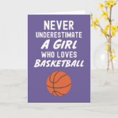 Süße rosa Basketball Karten für Baby Mädchen Kinde (Gelbe Blume)