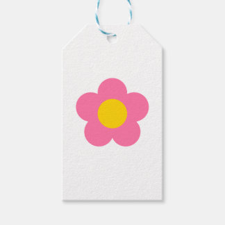 Süße rosa Blume Geschenkanhänger