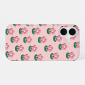 Süße rosa Blumen-Handyhülle | Ästhetische iPhone-H iPhone 16 Hülle (Rückseite (Horizontal))