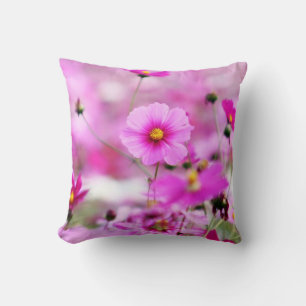 Süße rosa Blumen-Wurfkissen Kissen