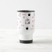 Süße rosa Boo-Geist-Reisebecher | Reisebecher (Mittel)