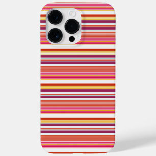 Süße rosa braune Streifen Case-Mate iPhone 14 Pro Max Hülle