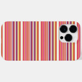 Süße rosa braune Streifen Case-Mate iPhone Hülle (Rückseite (Horizontal))