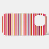 Süße rosa braune Streifen Case-Mate iPhone Hülle (Rückseite (Horizontal))