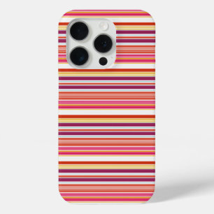 Süße rosa braune Streifen Case-Mate iPhone Hülle