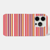 Süße rosa braune Streifen Case-Mate iPhone Hülle (Rückseite (Horizontal))