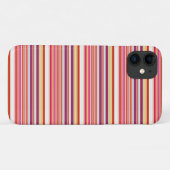 Süße rosa braune Streifen Case-Mate iPhone Hülle (Rückseite (Horizontal))