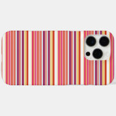Süße rosa braune Streifen Case-Mate iPhone Hülle (Rückseite (Horizontal))
