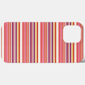 Süße rosa braune Streifen Case-Mate iPhone Hülle (Rückseite (Horizontal))