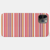 Süße rosa braune Streifen Case-Mate iPhone Hülle (Rückseite (Horizontal))