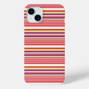 Süße rosa braune Streifen Case-Mate iPhone Hülle