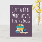 Süße rosa Buchlesekarten für kleine Mädchen Kinder Karte (Gelbe Blume)