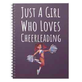 Süße rosa Cheerleader-Geschenke für Baby-Mädchen u Notizblock