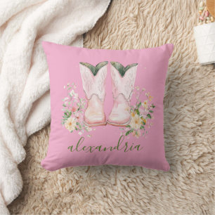 Süße rosa Cowgirl Kissen