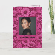 Süße rosa Daisy Happy Birthday Trendy