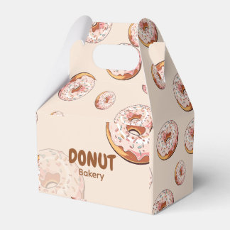 Süße rosa Donut-Bäckerei Geschenkschachtel