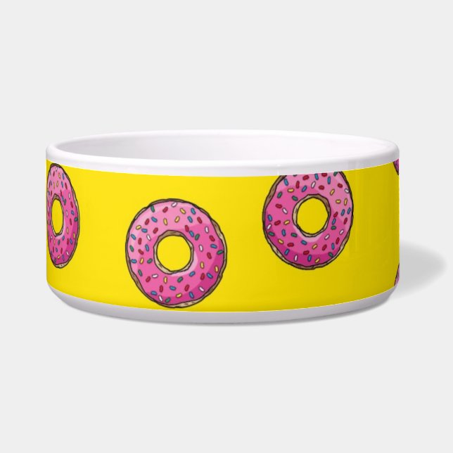 Süße rosa Donuts Napf (Vorderseite)