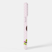 Süße rosa Eule iPhone Hülle (Rechte Seite)