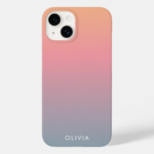 Süße rosa farbenfrohe Ombre Case-Mate iPhone 14 Hülle