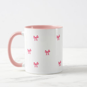 Süße rosa feminine Kaffeetasse