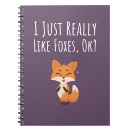 Süße rosa Fuchs Geschenke für Sie für Kinder Baby  Notizblock